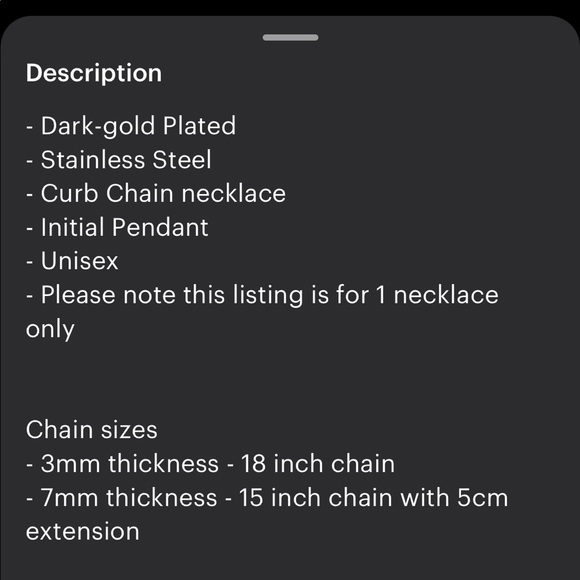 NWOT “E” Initial Pendant Chain Necklace with Extender + Box - Picture 11 of 16